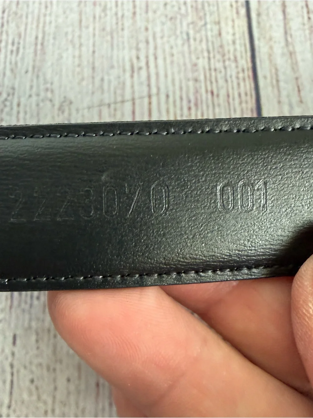 RALPH LAUREN Black Equestrian Belt Small